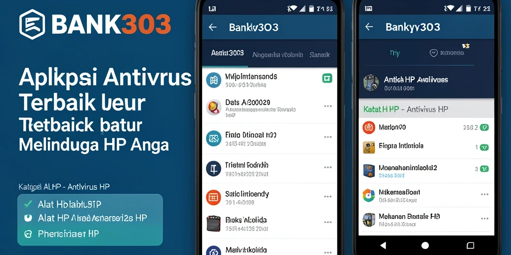Tampilan antarmuka BANK303 yang modern dan fungsional.
