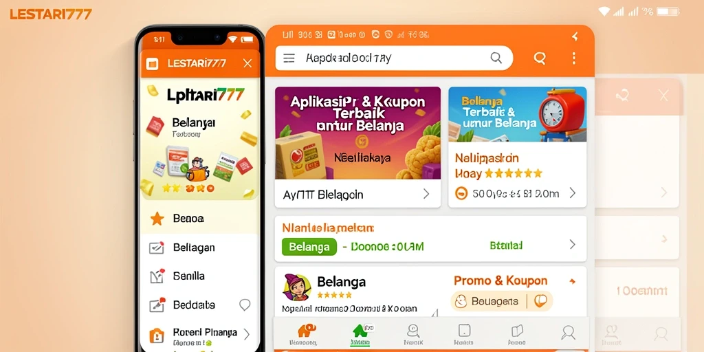 Antarmuka utama LESTARI777 menampilkan promo menarik dan kupon terbaru.